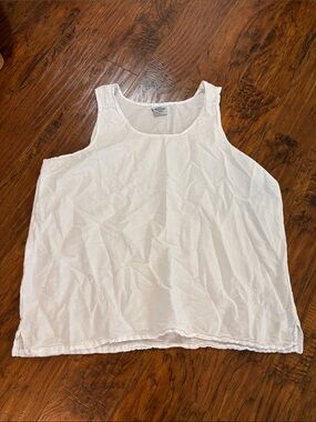 Cottonseed white 100% Cotton Tank Top made in the USA size XXL no flaws